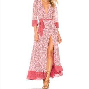 Tularosa Jolene Maxi Wrap Dress